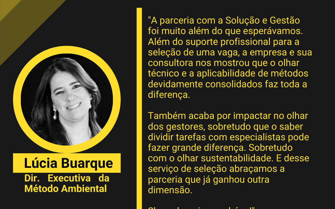 Reconhecimento do nosso serviço de Recrutamento e Seleção