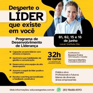 Curso – Programa de Desenvolvimento de Liderança (em Feira de Santana,BA)